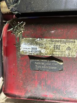 Used toro self propelled lawnmower