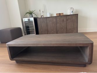 Brand new RH ciro coffee table brown 48”