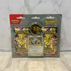 New/Sealed Pokemon Ascended Heroes 2-Pack Blister - Larry (6 Left)