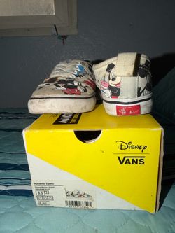 Vans x Disney Mickey Mouse Toddler Sneakers 8.5c