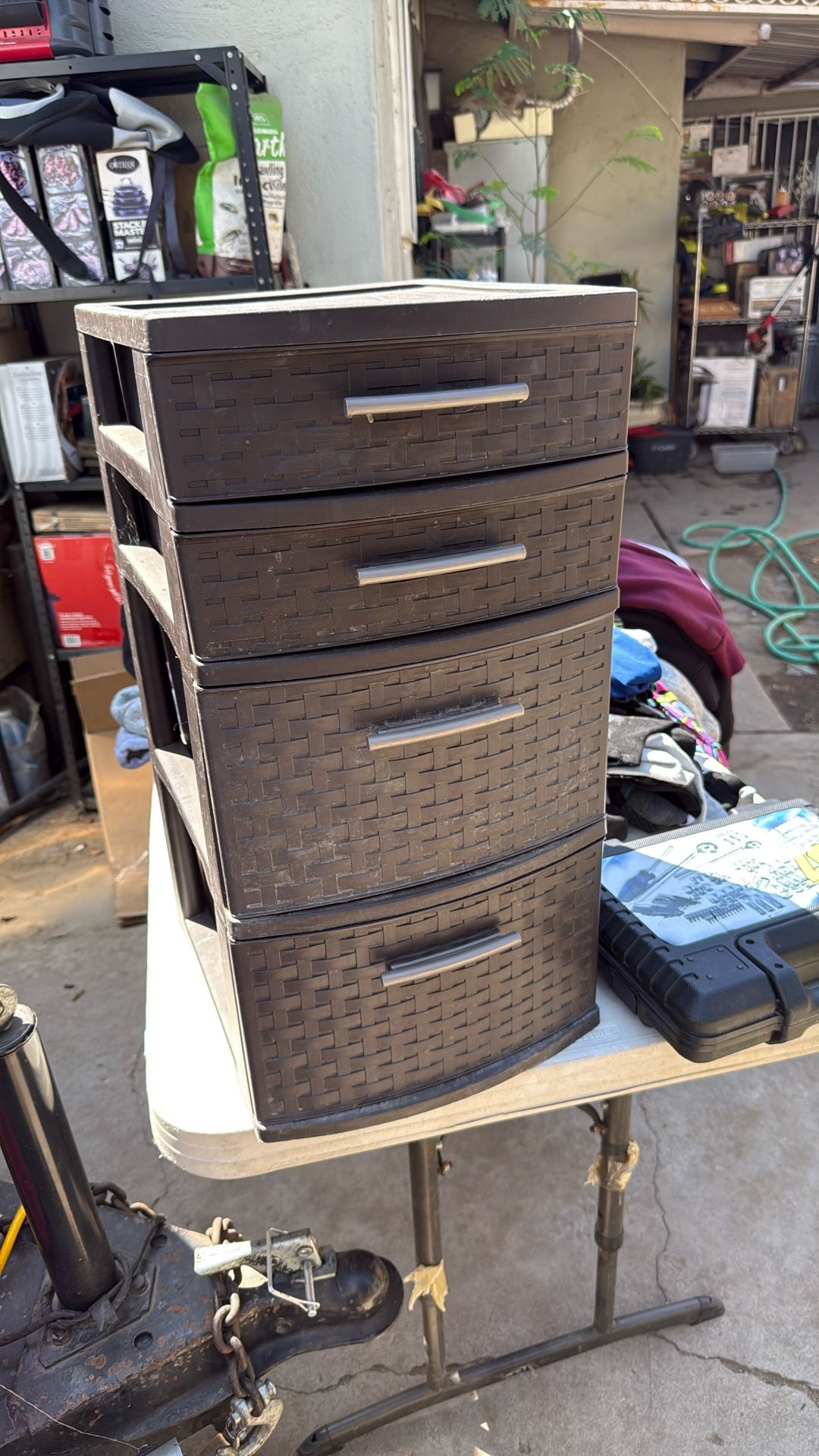 Sterlite 4 Drawer Locking Tower Plastic