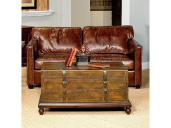 Laramie Brown Trunk Coffee Table