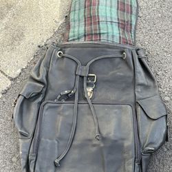 Vintage Leather Backpack