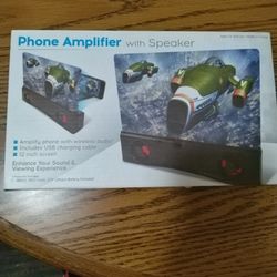 Phone Amplifier With Speaker 