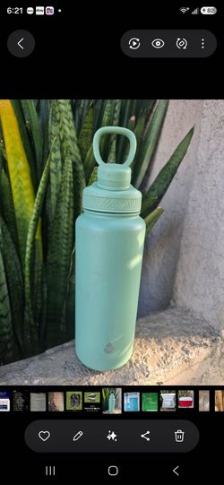 TAL Stainless Steel Ranger Water Bottle 40oz, Sage