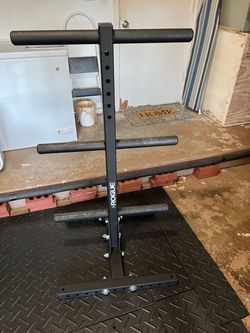 Rogue vertical weight plate tree storage