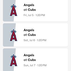 Cubs Vs Angels - July 5-6