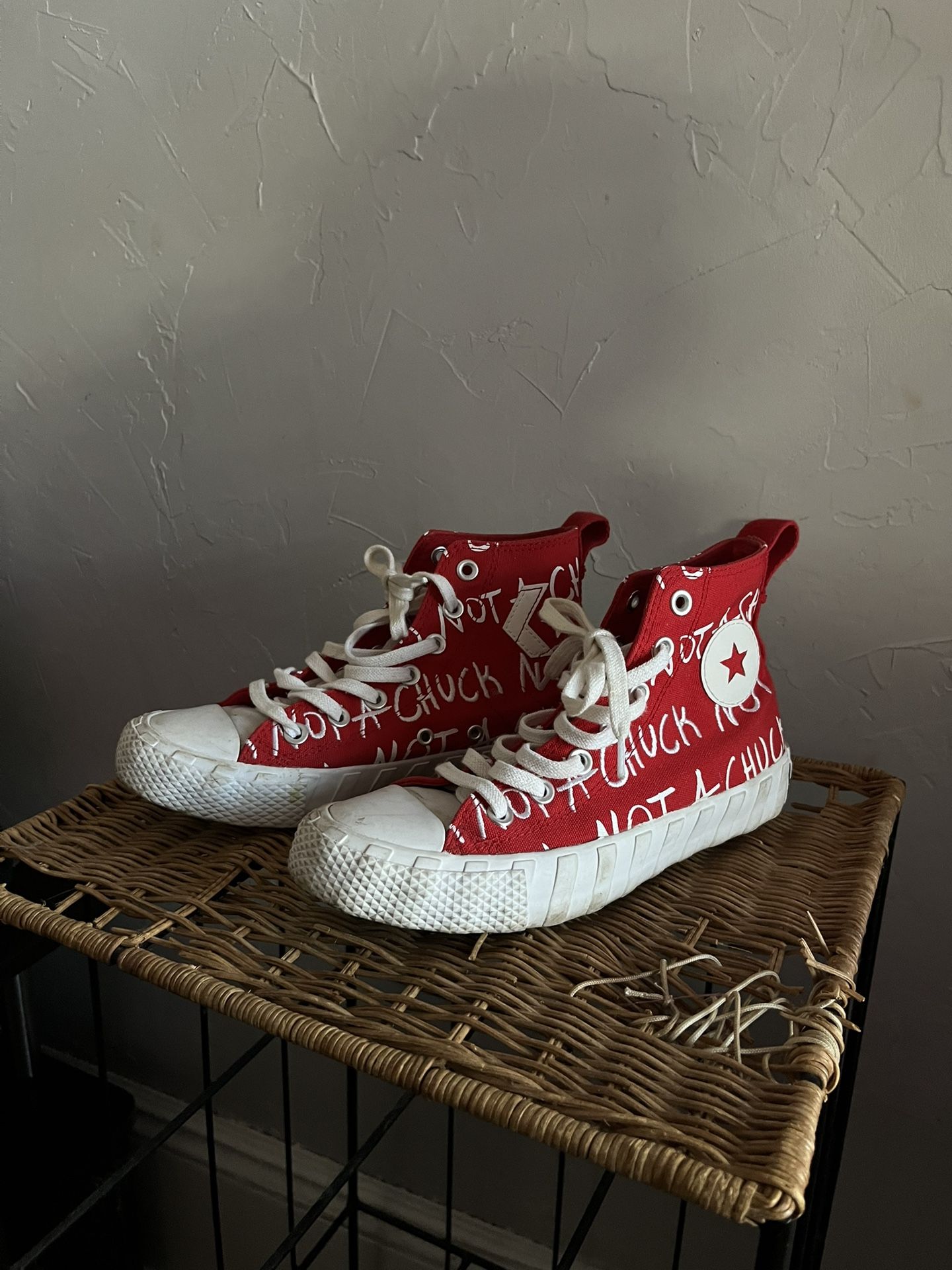 Not A Chuck Red Converse