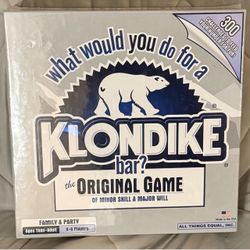 What Would You Do For A Klondike Bar? Game New