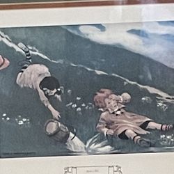 Jack And Jill Print By:  Jessie Willcox Smith