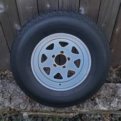 Brand New: Complete Trailer Wheel - 215/75/14