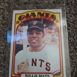 Rare Willie Mays Baseball Card