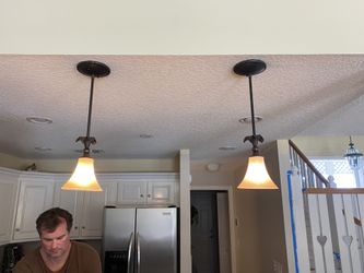 2 mini Pendants. Excellent condition $15 for both