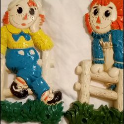 Home Interior Raggedy Ann & Andy Wall Decorations