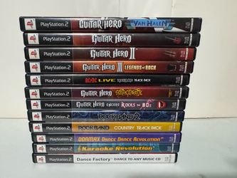 PlayStation 2 guitar hero collection