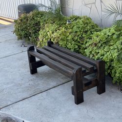 Wood Bench,Yard,patio,garden,balcony