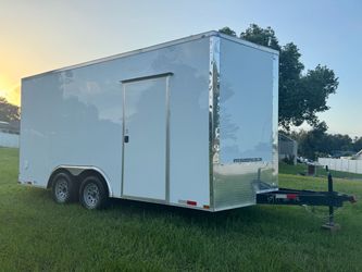 2026 Enclosed Trailer 8.5x16 XTRA TALL with Title