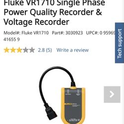Fluke  Voltage Recorder