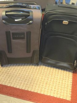 Jaguar and Jeep Rolling Luggage Set of 2