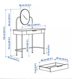 White Vanity / Dressing Table / makeup station