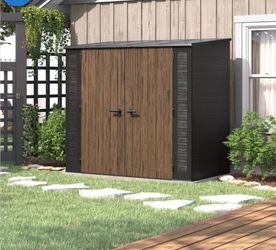 Suncast 7 ft. x 4 ft. Modern Storage Shed