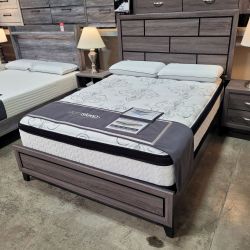 NEW QUEEN BED FREAME || SKU#ASHB4620Q