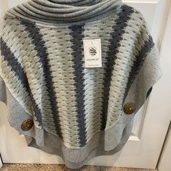 Sweater-poncho 