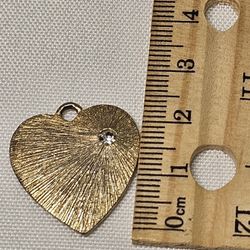 Gold- Tones Heart Charm