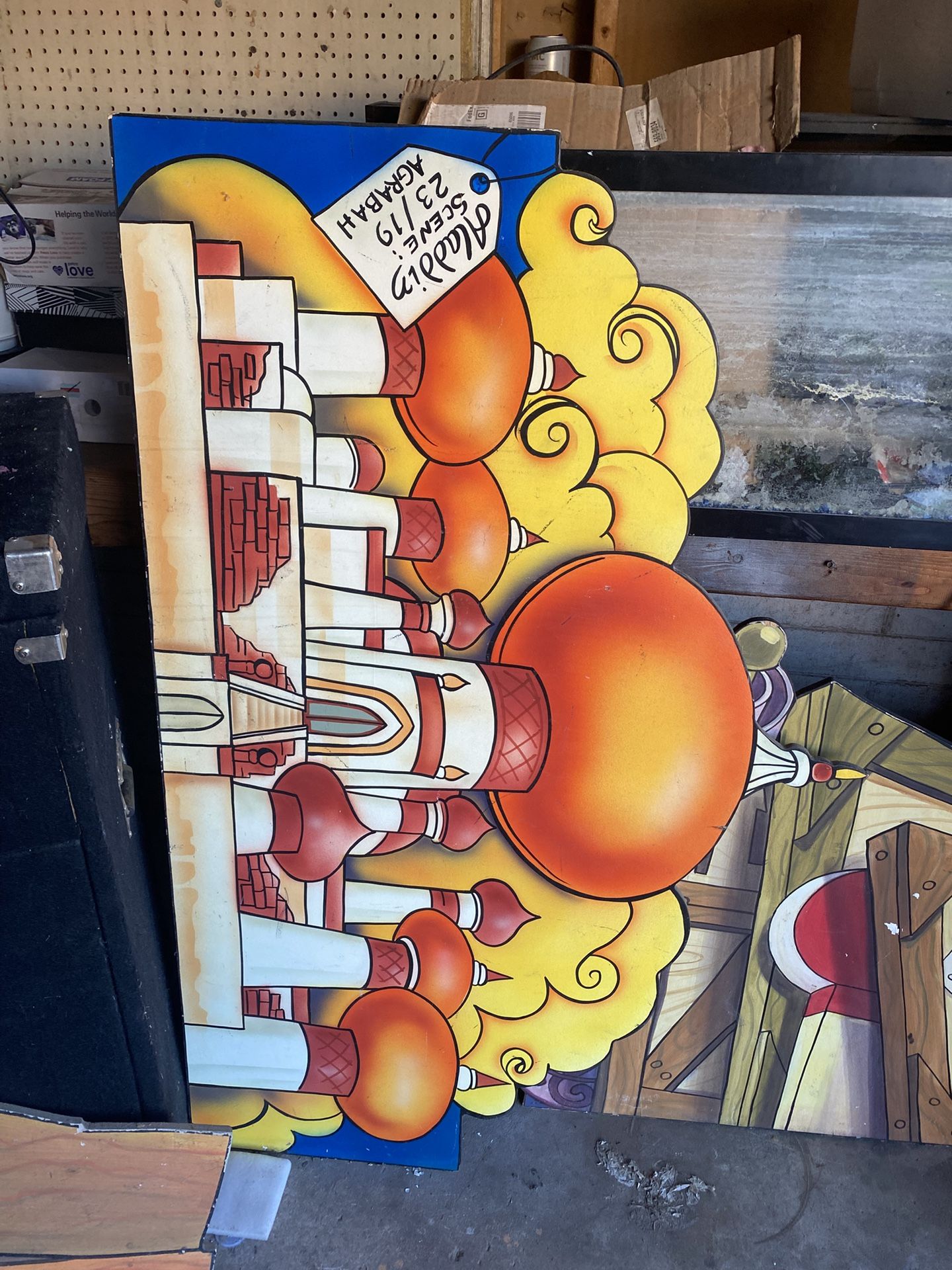 Disney Plywood Stage Props