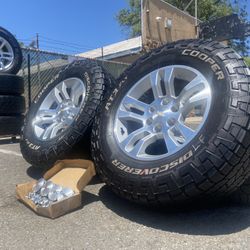 Chevy Silverado Wheels LT 275/7018” Cooper 