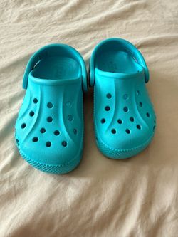 Crocs Kids Classic Clogs Aqua Turquoise – Size c7