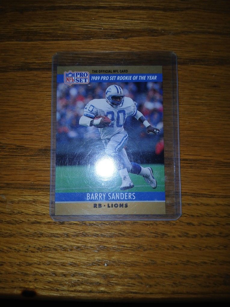 NFL PRO SET 1989 ROOKIE OF THE YEAR CARD