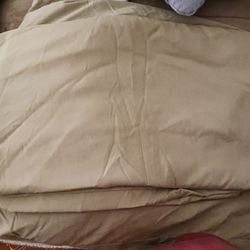 4 PIECE SHINY BROWN CLASSICS BY CHARTER CLUB 100% COTTON FULL SIZE SHEET SET