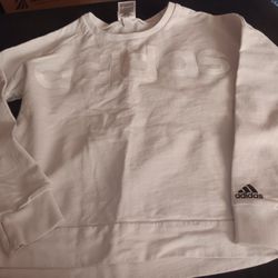 Girls Size Large 14, Adidas Crew Neck Sweatshirt 