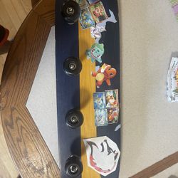 Skateboard coat rack
