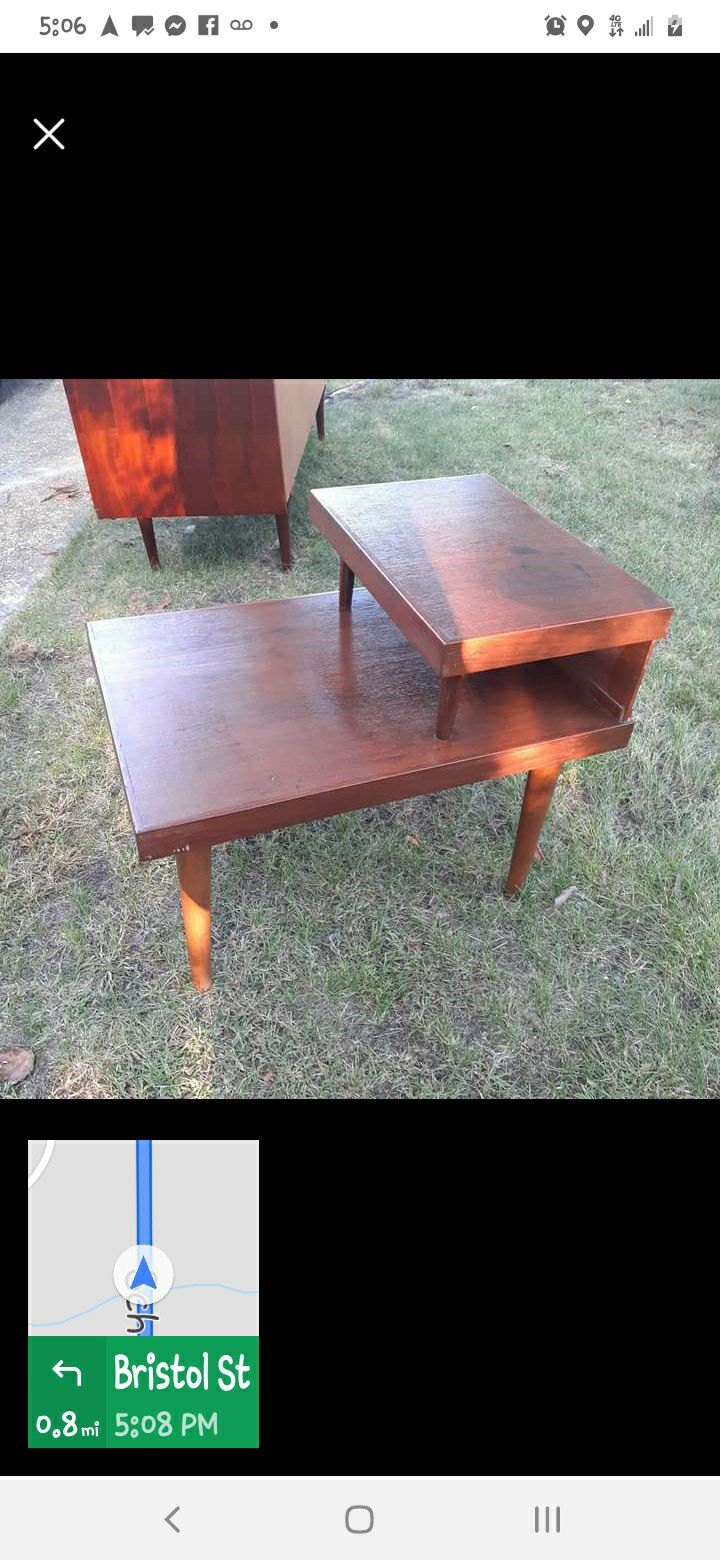 M8D CENTURY END TABLE NIGHT STAND