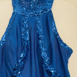 Royal Blue Evening Dress (size 4/6)