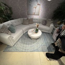 R O U N D   S E C T I O N A L  Same Day Delivery No Money Down No Credit Need 0% Interest 