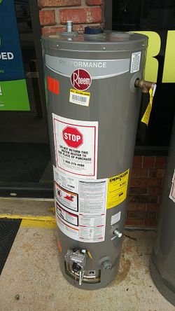 Brand new gas water heater