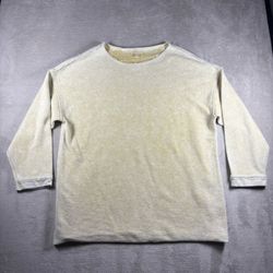Free People Movement Oversized Sweater Women’s Size Large Yellow Slouchy #2403