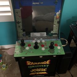 Rampage 1up Arcade Modded With Raspberry Pi