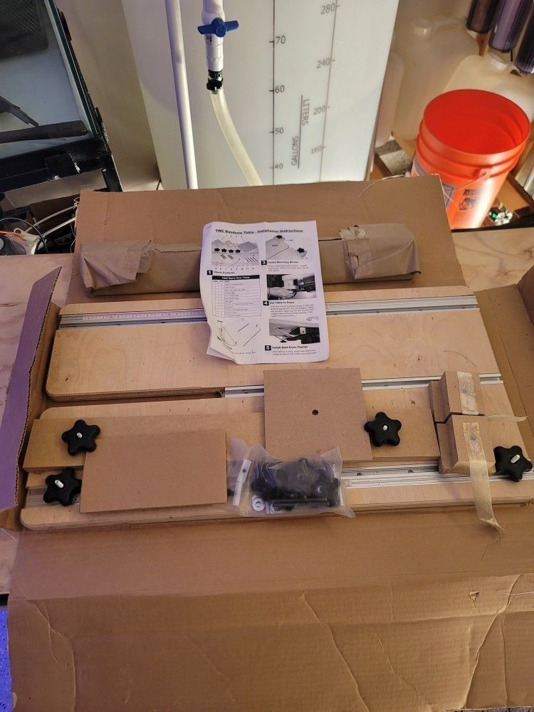 Drill Press Jig or Band Saw Fence Table Extension by TWC