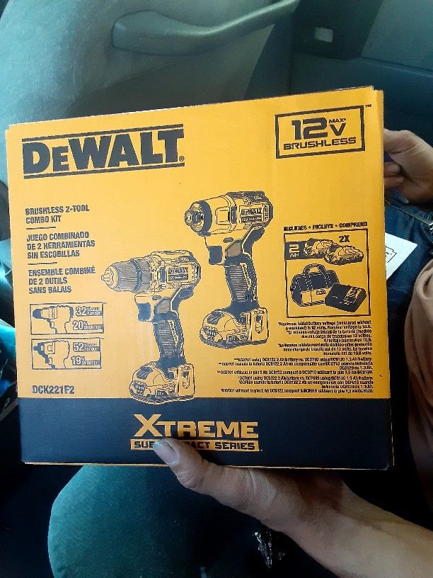 12v Dewalt 2=Tool Combo Kit