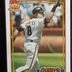 1991 Topps Top 40 Years Baseball San Diego Giants Gary Carter.