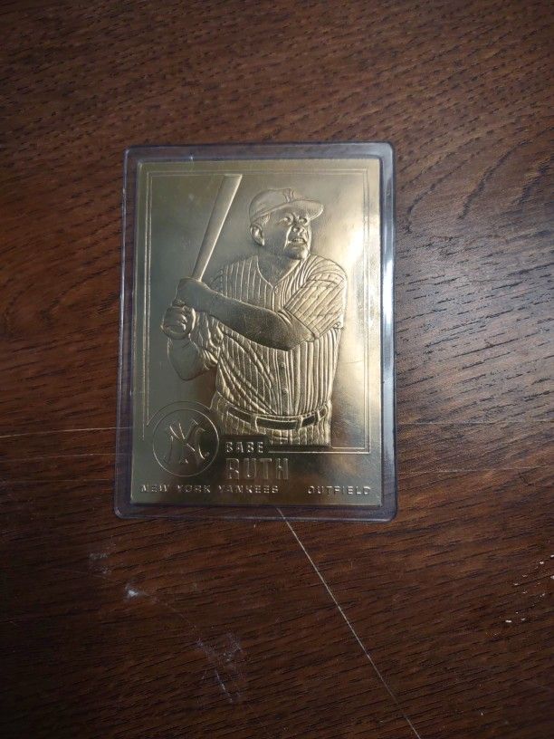 Babe Ruth All-Gold 1996 Card