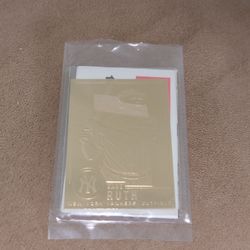 Babe Ruth New York Yankees Gold Embossed Card