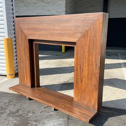 Modern Contemporary Fireplace Surround Crown Mantle