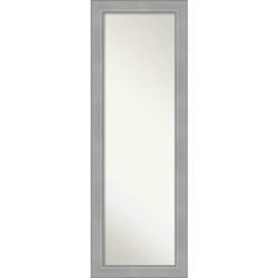 Brand New - Over-the-Door Mirror in Brushed Nickel 52” x 18”