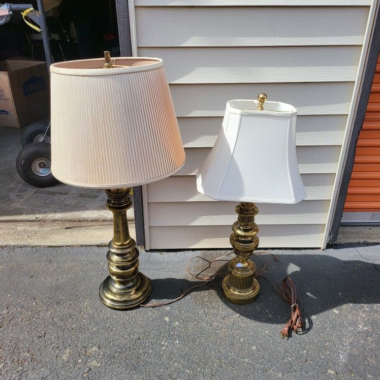 Solid Brass Vintage Lamps
