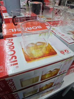 Set Of 6 Classic Double Old Fashioned Glasses 